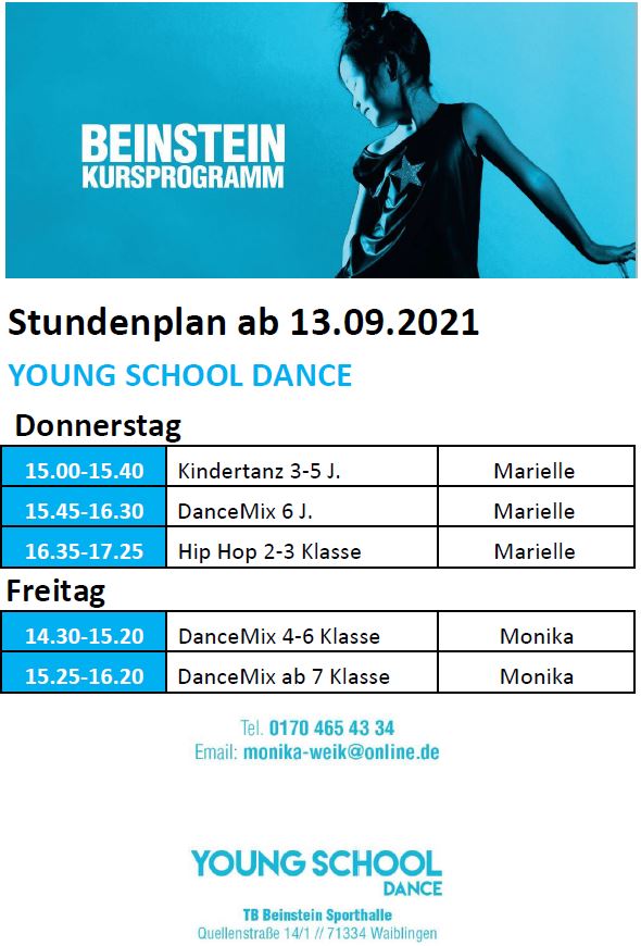 Young school Kursplan 2021