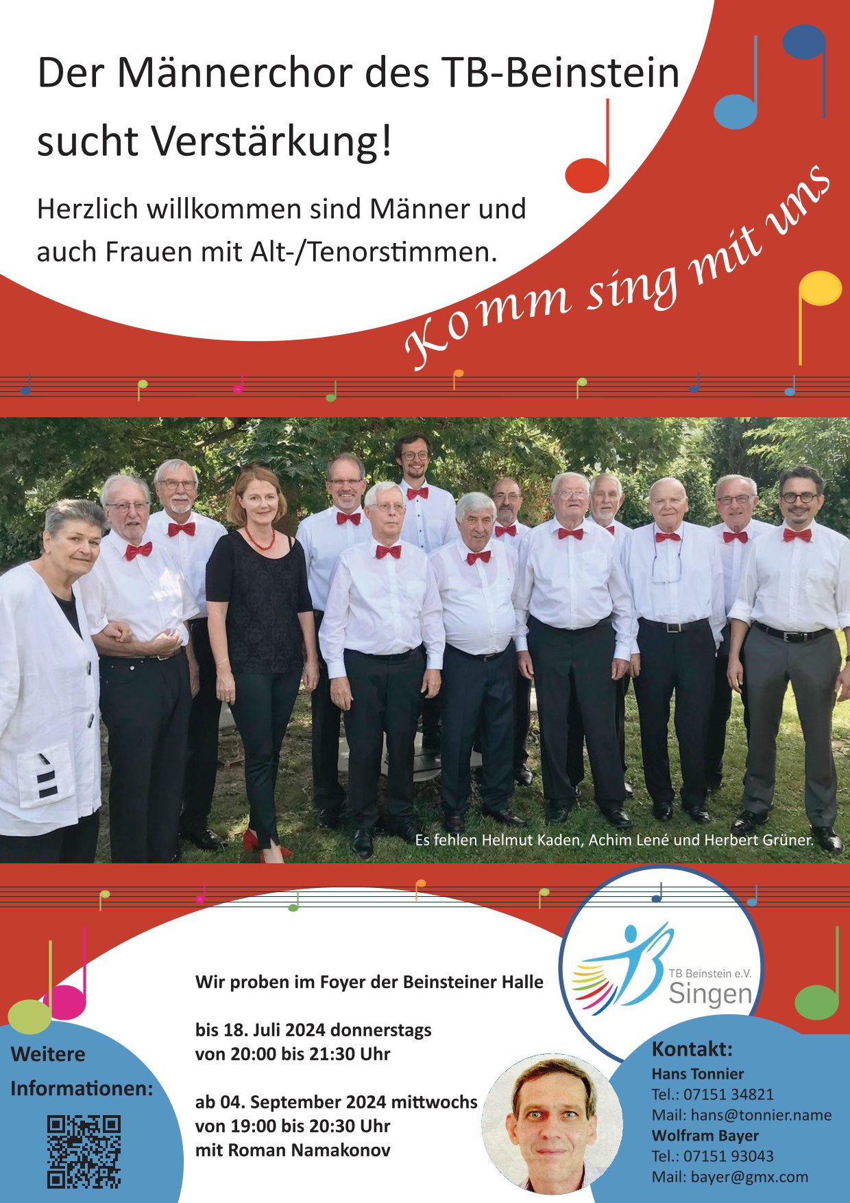 Flyer Maennerchor 2024